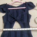 Reformation Reformed by  Fauna Midnight Blue Cutout boho Maxi Dress size small Photo 9