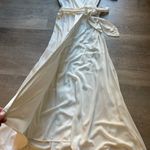 l*space L Panama Off The Shoulder Wrap Maxi Dress Size XS Flutter Sleeves Photo 7