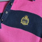 Ralph Lauren Vintage Lauren Sz S Pink Navy Stripe Nautical Sweater Photo 2