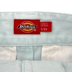 Dickies Womens Shorts Frayed Hem blue White Belt Juniors Sz 0/24 Photo 5