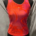 Nike 🍒 DRI FIT PINK AMD ORANGE ATHLETIC TANK TOP SIZE X-SMALL🍒 Photo 0