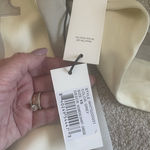 NWT Honor The Gift Ladies Shirt Dress Size XS Striped Cream/Grey Gray Photo 8