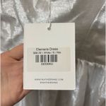 White/Silver Bubble Skirt Mini Dress White Photo 4