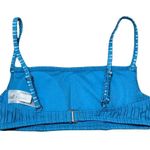 SALT + COVE Ribbed Knit Bikini Bralette Tank Style Swim Top Padded Blue NWT XS Photo 5