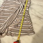 Giani Bernini GB Womens Size S Ribbed Stripped Front Tie Pullover Long sleeve Taupe Dress NWT Photo 7