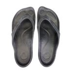 Crocs  ABF Almost Barefoot Black Flip-flops Thong Sandals Women's Size 7 Recovery Photo 5