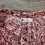 Sundry  Red Floral Long Sleeve Cotton Dress Size medium‎ Photo 3