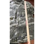 EXPRESS  Green Camouflage Small Shirt Long Sleeve Button Down Army Military Photo 7