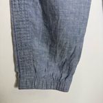 Athleta  Cabo Tide Linen Jogger Pants Blue Size 2 Petite Chambray Photo 6