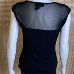 Inc international Concepts Black Nylon Short Sleeve Studded Top Photo 3