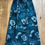 Liz Baker  Teal Floral Maxi Skirt 14 Photo 0