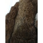Jacques Aran NY Paris Women's Unknown Size Faux Fur Jacket Coat Brown Photo 8