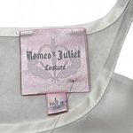 Romeo + Juliet Couture NWT! Ivory sleeveless blouse split hem beaded design size L Photo 6