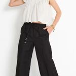 Calvin Klein Women's Pants Wide Leg Drawstring Solid Black Size 3XL NWT Photo 0