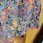 Billabong  Multicolor Floral Paisley Cover Up Beach Pants Size Medium Photo 6