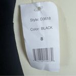 Alexia Admor Lily High-Slit Midi Dress Black Size 8 Photo 3