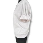 Jane & Delancey Women's Sweatshirt Top Vintage Look Ruffle Short Sleeve M Pink Size M Photo 3