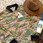 Soft Lightweight Camo Bomber Jacket‎ Green Size M Photo 10