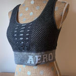 Aeropostale Gray Laser Cut Sports Bra Photo 0
