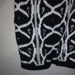 Cato  22/24 Black White String Knit Dress Plus Photo 1