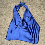 ZARA Silk Halter Top Photo 0