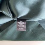 EXPRESS  Forest Green Satin Strapless Pleated Mini Dress Size 4 Photo 4