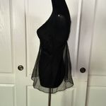 Victoria's Secret  BLACK LACE SHEER MESH BABY DOLL SLIP Photo 2