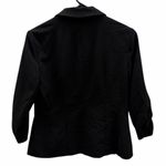 Eliza J  Black Ruched Sleeve Blazer Womens Small Petite Photo 8