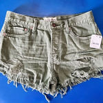 Free People  NWT distressed shorts size 26 Photo 0