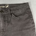 Seven7  Womens 12 Black Denim Jean High Rise Sunset Bermuda Shorts Flat Front Photo 3
