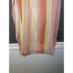 Vivante by VSA Scarf Womens One Size Multicolor Striped Organic Cotton Wrap Photo 4