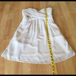 BCBGeneration NWT BCBGgeneration White Cut Out Strappless Dress Photo 14