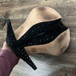 Bebe TARA SUBKOFF x Collab Swarovski Crystal & Bow Platform Peep Toe Stilettos Photo 7