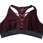 Maurice's Maroon Wireless Sports Bra Women's Size Medium | 66-18 Photo 0