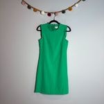 J. Crew Factory Ruffleneck Knee Length Suit Dress In Modern Clover Green Size 0 Photo 1