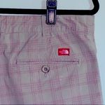 The North Face  vintage khaki with pink plaid Bermuda shorts. Size 12. VGUC Photo 3