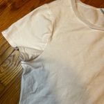 Christopher & Banks Basic Whote Floral Lace Trim T Shirt Top Womens Size L Photo 4