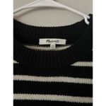 Madewell  Button Sleeve Striped Merino Wool Sweater Dress Size XXS Preppy Photo 7