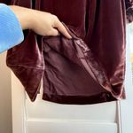 Aritzia  Wilfred Novella Velvet Puff Sleeve Mini Dress in Truffle Brown size 6 Photo 9