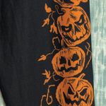 LuLaRoe Black Orange Pumpkin Halloween Printed Festive Novelty Leggings One Size Photo 1