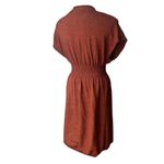 Anthropologie Sparrow Rust Cinched Waist Sweater Dress, Sz S Photo 3