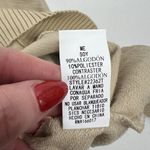 Blue B. Size M Movement Solid Honey Dove Beige Pullover Snap Hoodie Sweatshirt Size M Photo 9