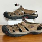 Keen  Newport H2 Leather Closed Toe Sandals Shoes Women’s Size 11 Brown & Pink Photo 1
