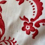 Vintage Red And White Jacquard Mini Dress Size 6 Photo 3