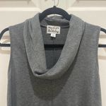 Madison & Berkeley  Gray Cowl Droopy Neck Sleeveless Top Photo 2
