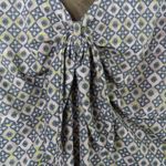 Vintage Isabella Bird Olive Green Mosaic Sleeveless Sun Dress Midi Dress XS Photo 3