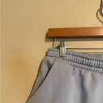 We Wore What  Baby Blue High Waisted Pull-On Sweat Shorts S Photo 3