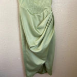 House Of CB HOUSE‎ OF CB FAYE PISTACHIO SATIN CORSET MIDI DRESS NWOT size XS Photo 9