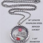 Silver Floating Locket Pendant Dream Photo 1