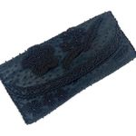 Stunning Vintage Beaded Black Clutch Bag Prom Wedding Ball Made in‎ Hong Kong Photo 2